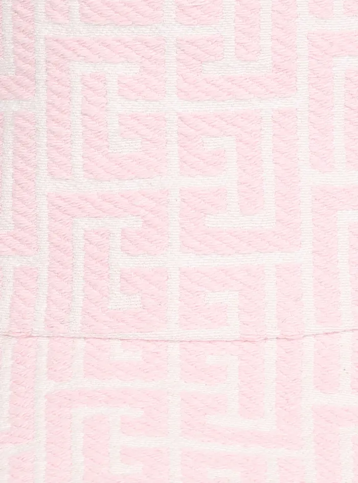 Balmain Hats Womens Exclusive 8211 BalmainMonogrammed Jacquard Bucket Hat Pink Balmain Hats Womens Exclusive 8211 BalmainMonogrammed Jacquard Bucket Hat Pink