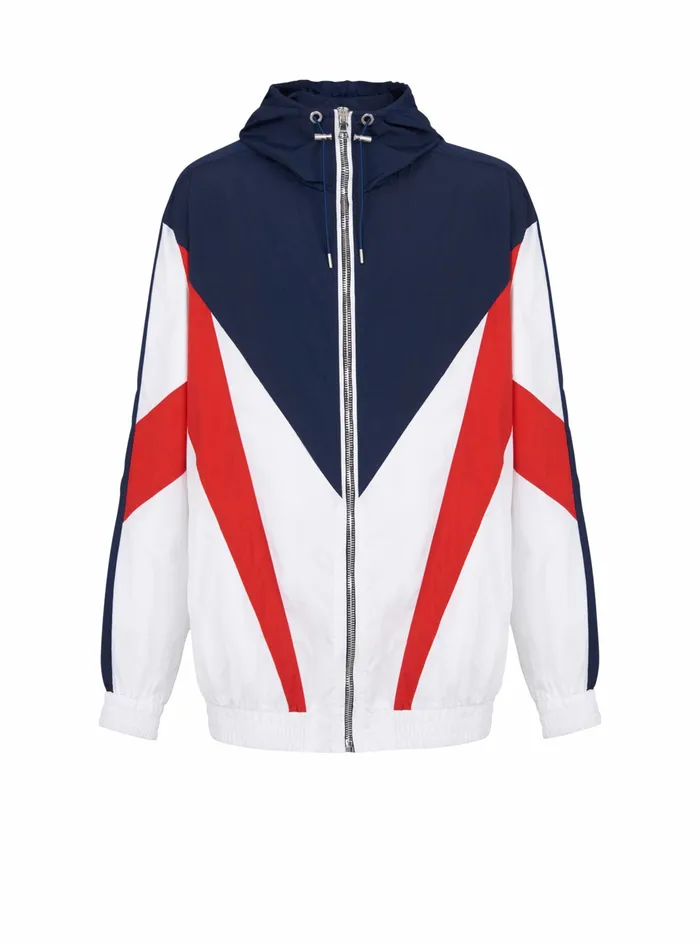 Balmain Outerwear Mens High Summer Capsule 8211 Nylon Jacket Multicolor