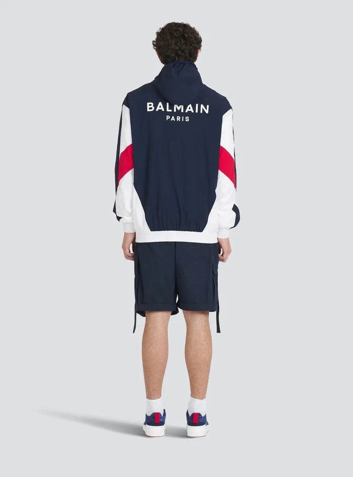 Balmain Outerwear Mens High Summer Capsule 8211 Nylon Jacket Multicolor Balmain Outerwear Mens High Summer Capsule 8211 Nylon Jacket Multicolor