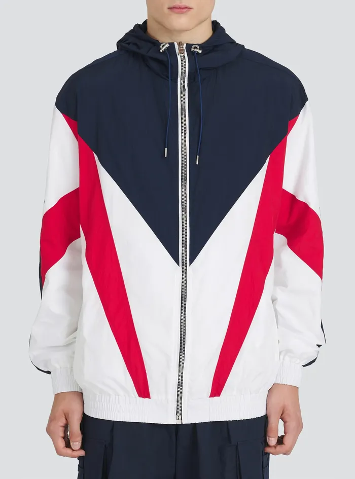 Balmain Outerwear Mens High Summer Capsule 8211 Nylon Jacket Multicolor Balmain Outerwear Mens High Summer Capsule 8211 Nylon Jacket Multicolor