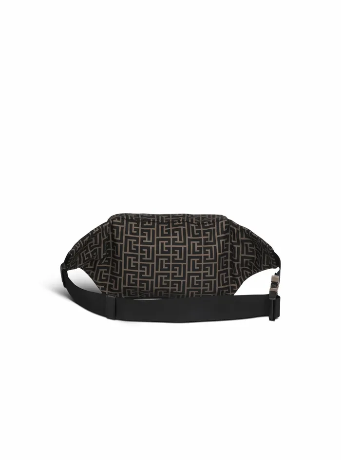 Balmain Pouches And Belt Bags Mens Nylon Belt Bag Khaki