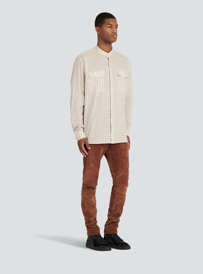 Balmain Shirts And Polos Mens X Netflix Cotton Shirt Beige Balmain Shirts And Polos Mens X Netflix Cotton Shirt Beige