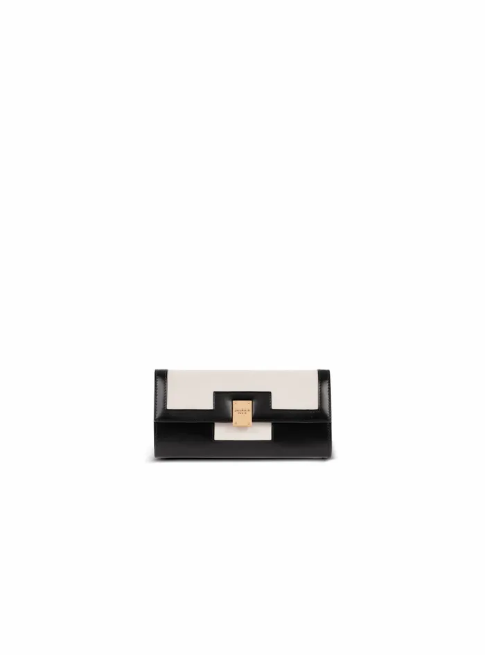 Balmain Small Leather Goods Womens Leather 1945 Wallet White