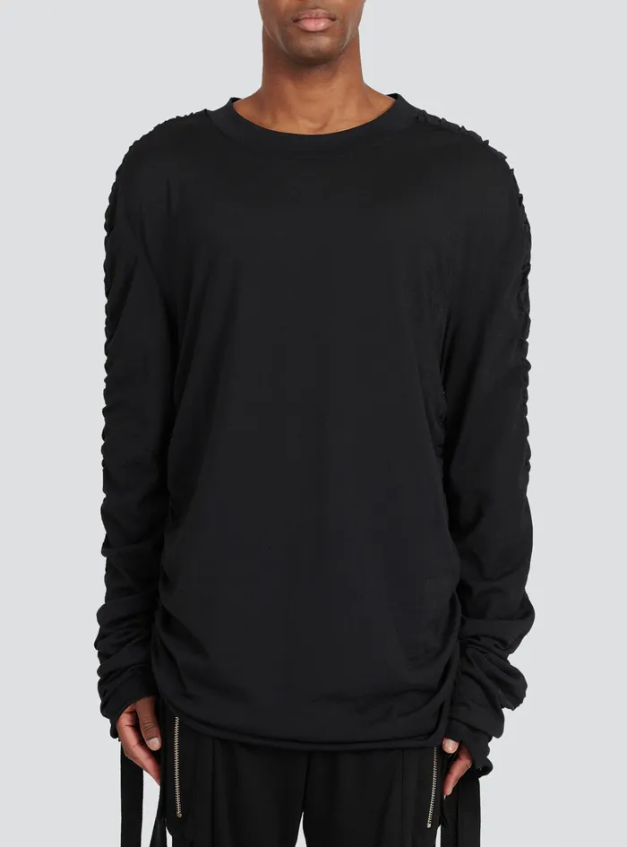 Balmain TShirts Mens Cotton Top Black Balmain TShirts Mens Cotton Top Black