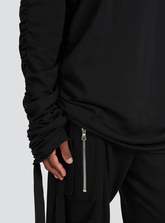 Balmain TShirts Mens Cotton Top Black Balmain TShirts Mens Cotton Top Black