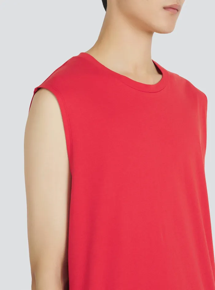 Balmain TShirts Mens EcoDesigned Cotton TShirt With Balmain Logo Print Red Balmain TShirts Mens EcoDesigned Cotton TShirt With Balmain Logo Print Red