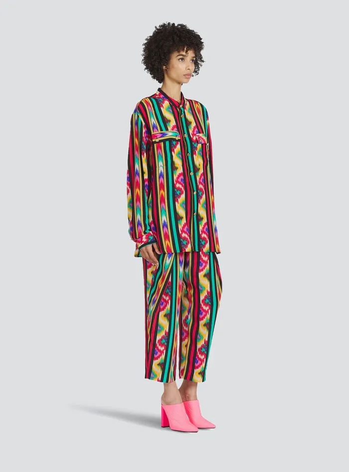 Balmain Tops And Shirts Womens Multicolor Silk Shirt Multicolor Balmain Tops And Shirts Womens Multicolor Silk Shirt Multicolor
