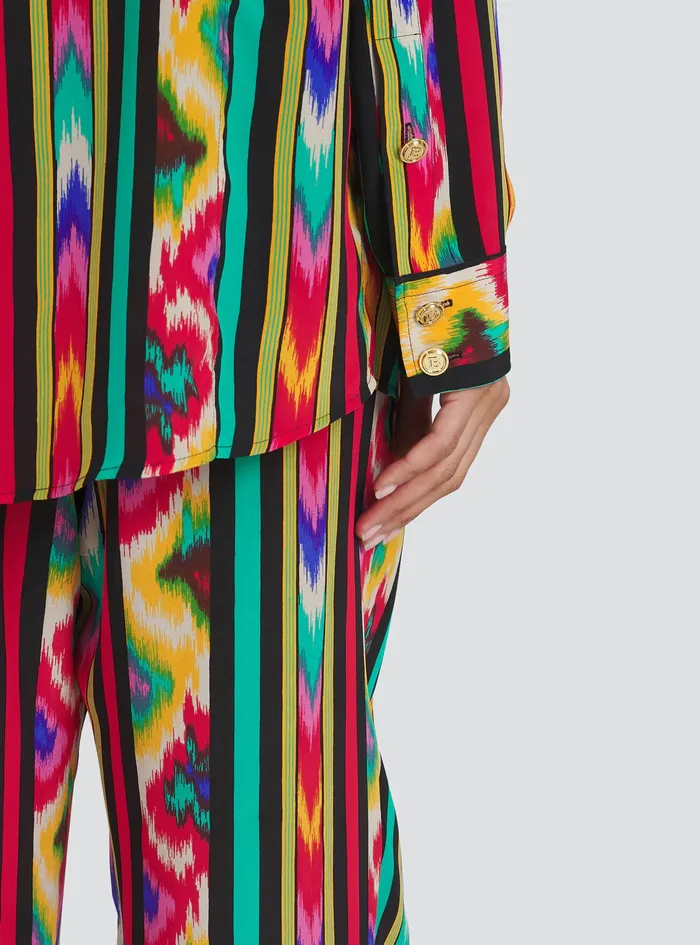 Balmain Tops And Shirts Womens Multicolor Silk Shirt Multicolor Balmain Tops And Shirts Womens Multicolor Silk Shirt Multicolor