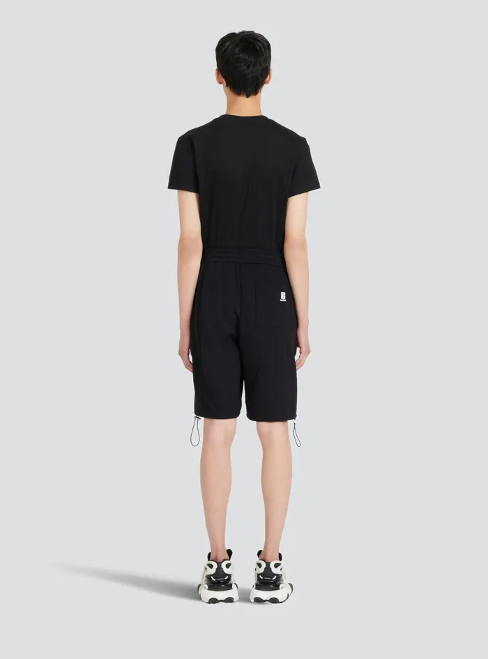 Balmain Trousers And Shorts Mens Cotton Shorts Black Balmain Trousers And Shorts Mens Cotton Shorts Black