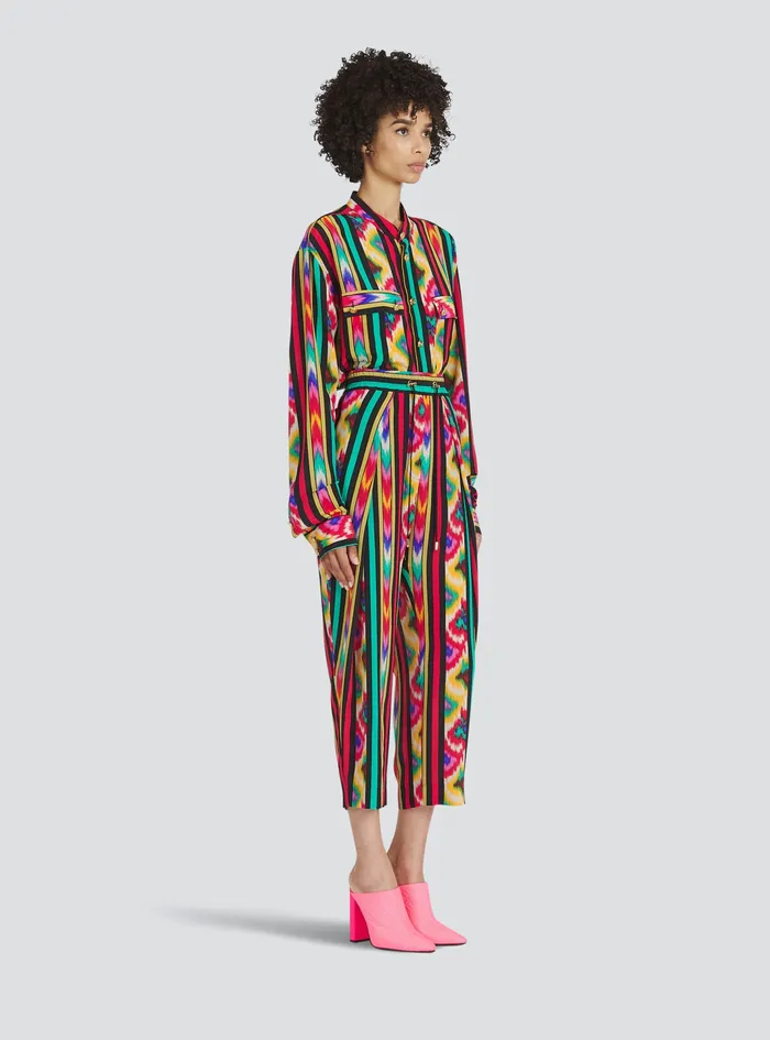 Balmain Trousers And Shorts Womens Multicolor Silk Pants Multicolor Balmain Trousers And Shorts Womens Multicolor Silk Pants Multicolor