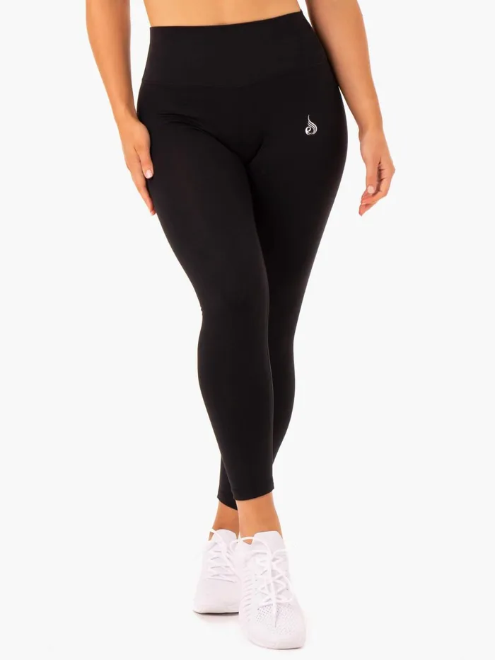 Base Full Length High Waisted Leggings 8211 Black Women Ryderwear Leggings