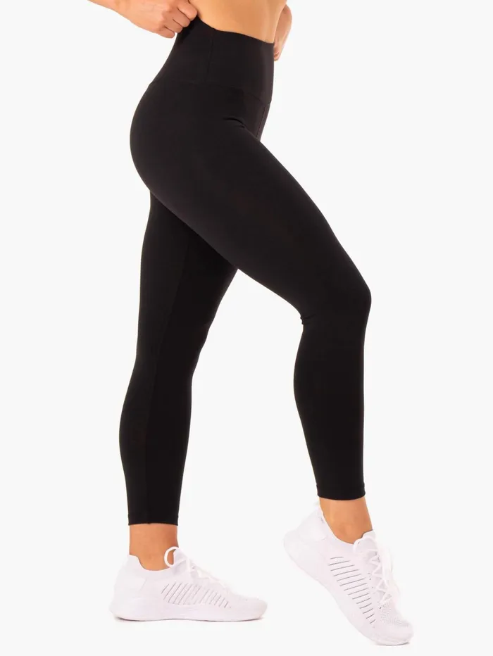 Base Full Length High Waisted Leggings 8211 Black Women Ryderwear Leggings