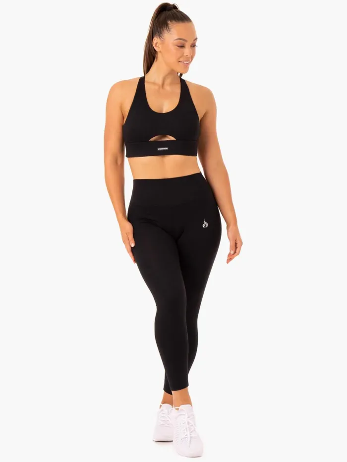 Base Full Length High Waisted Leggings 8211 Black Women Ryderwear Leggings
