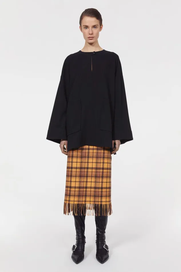 Beale Drape Top Black Women Rodebjer Sets and Suits