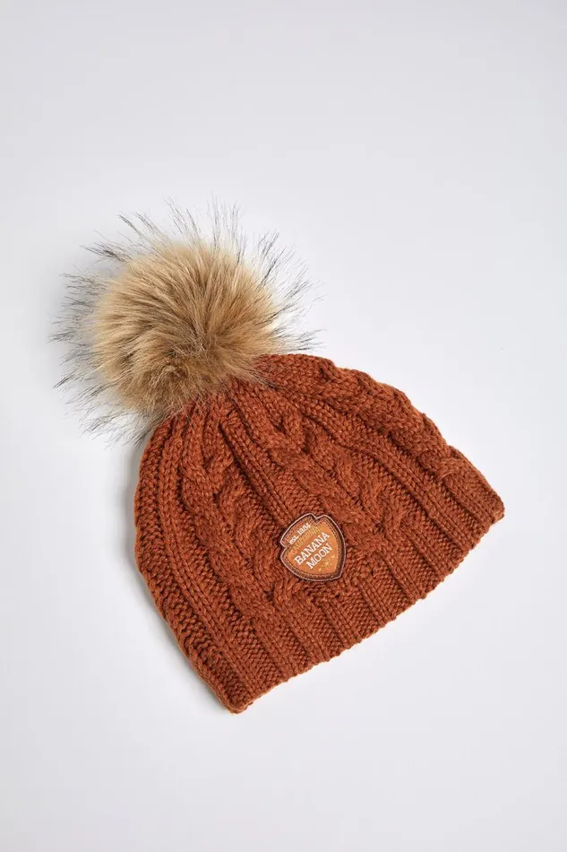 Beanie Brown 8211 DOTTI LEMONWOOD Brown Women Banana Moon Beanies and Hats Beanie Brown 8211 DOTTI LEMONWOOD Brown Women Banana Moon Beanies and Hats