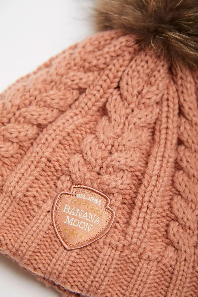 Beanie Pink 8211 DOTTO LEMONWOOD Pink Women Banana Moon Beanies and Hats