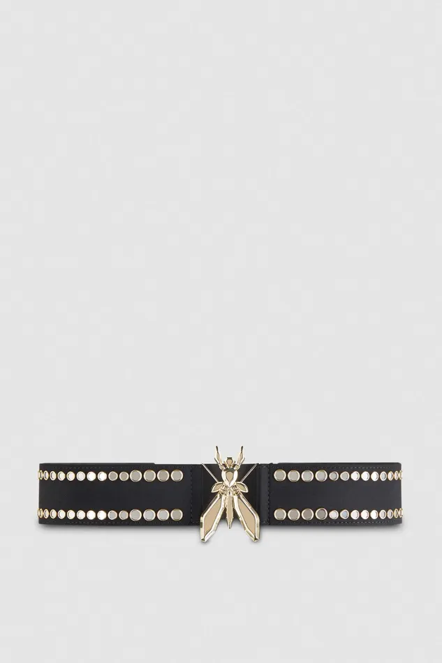 Belts Women Patrizia Pepe Jersey HighWaisted Belt Nero