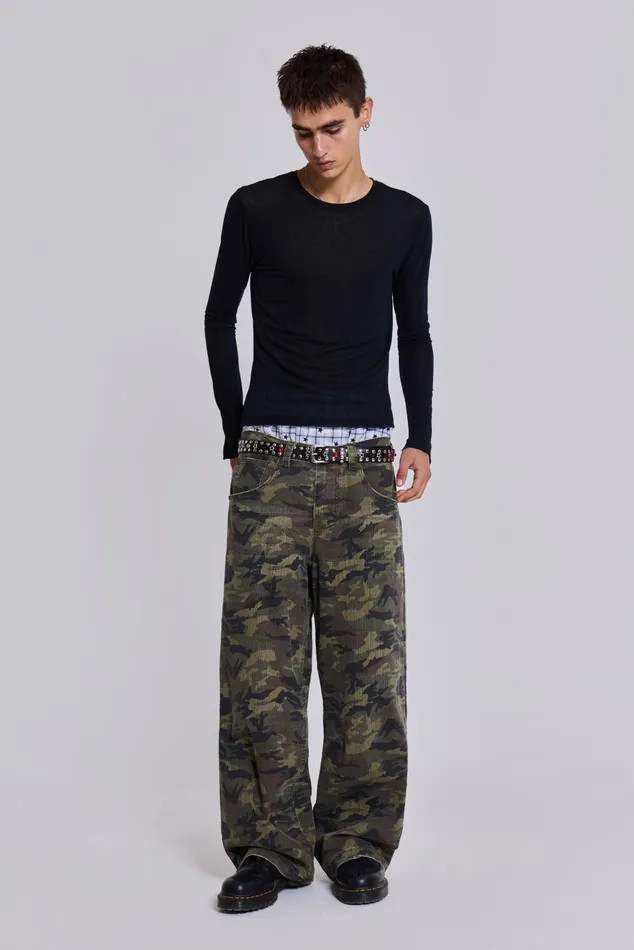 Bestsellers Men Jaded London Shop Black Mist Long Sleeve