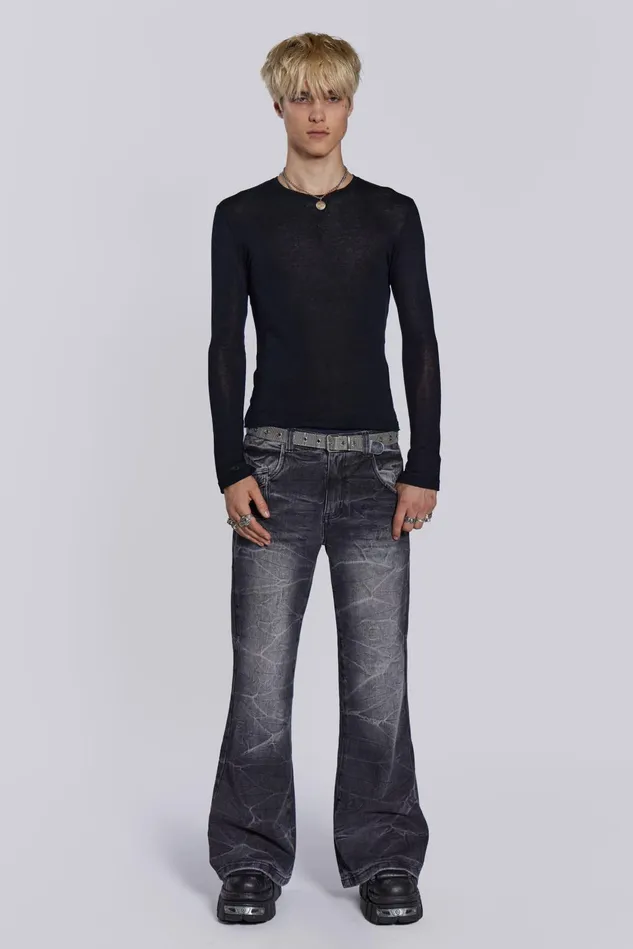 Bestsellers Men Jaded London Shop Black Mist Long Sleeve