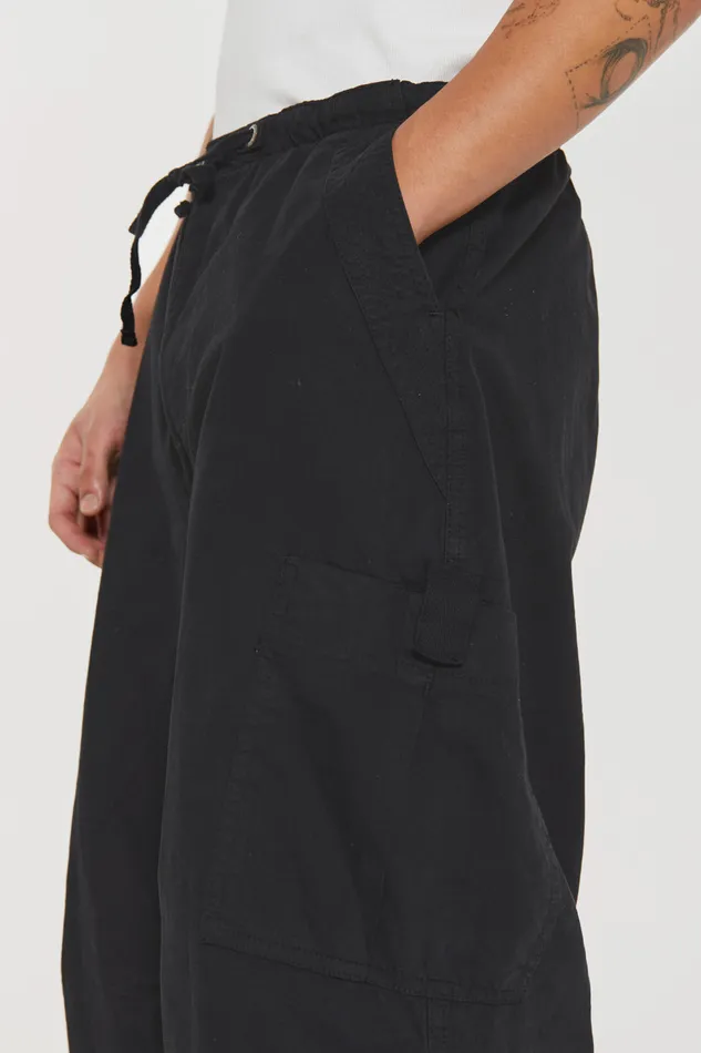 Bestsellers Men Jaded London Shop Black Parachute Cargo Pants
