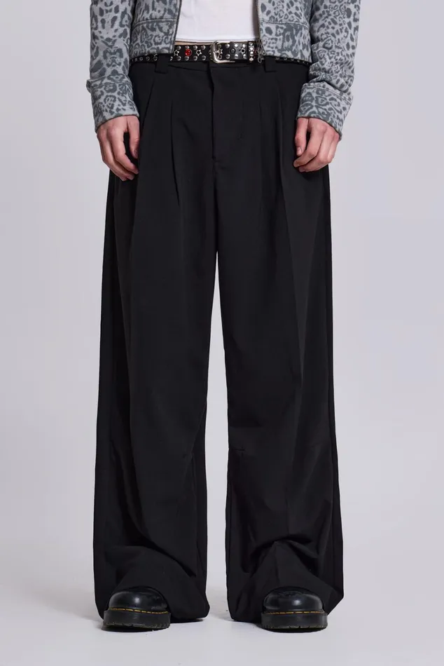 Bestsellers Men Jaded London Shop Goliath Black Suit Pants