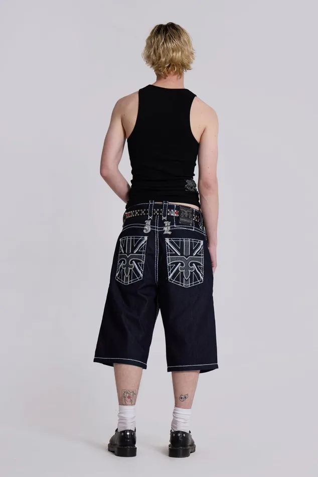 Bestsellers Men Jaded London Shop Rock Revival Black Fleur De Lis Vest