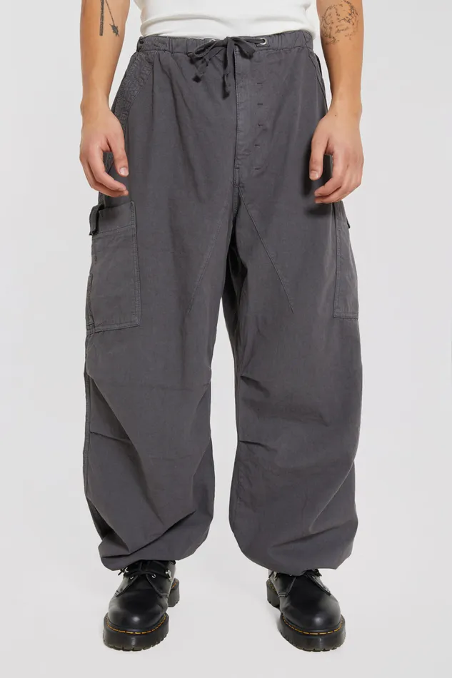 Bestsellers Men Jaded London Shop Vintage Grey Parachute Cargo Pants