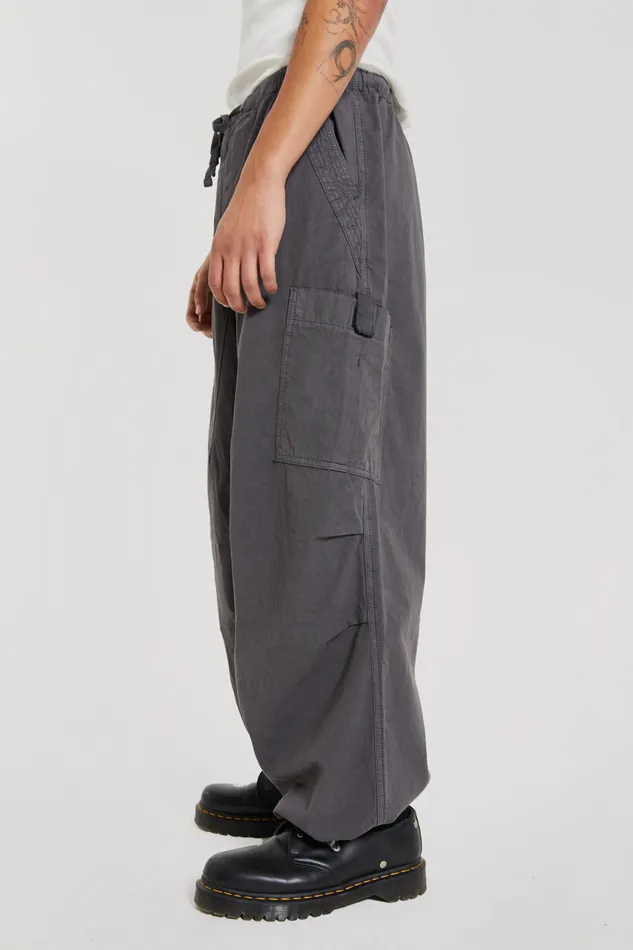 Bestsellers Men Jaded London Shop Vintage Grey Parachute Cargo Pants