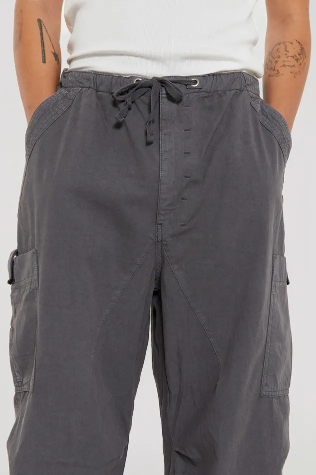Bestsellers Men Jaded London Shop Vintage Grey Parachute Cargo Pants