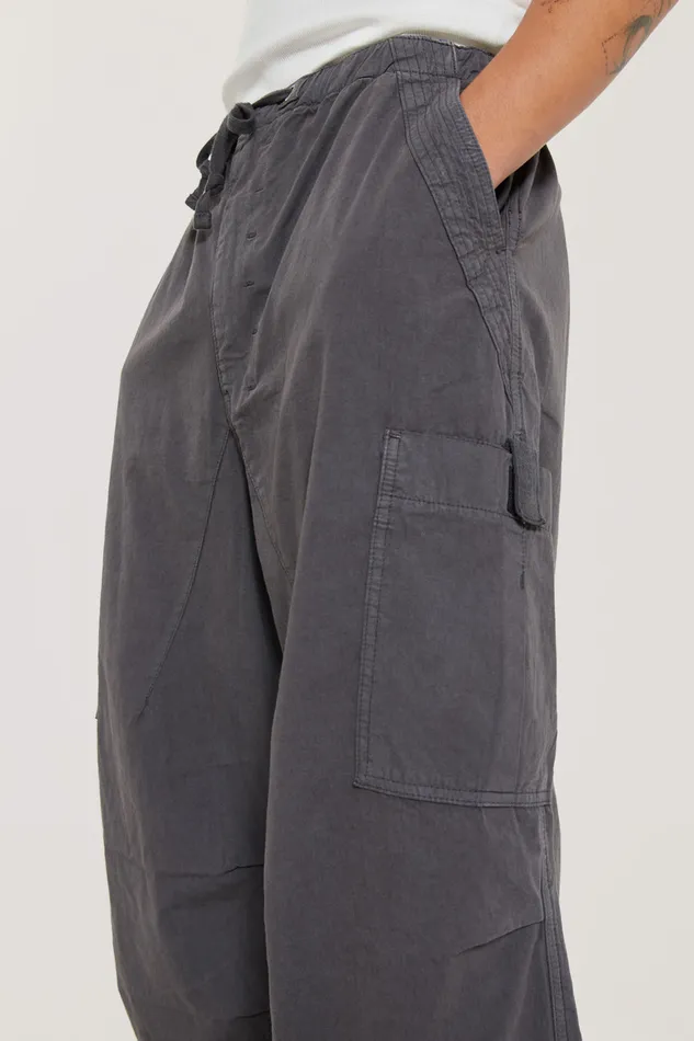 Bestsellers Men Jaded London Shop Vintage Grey Parachute Cargo Pants