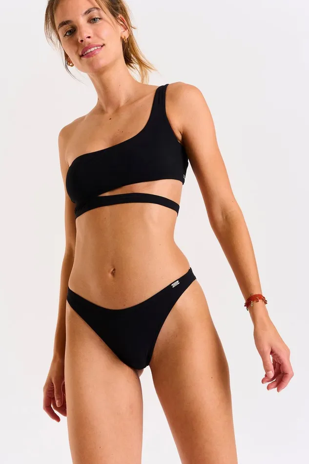 Bikini Black ASYMO and PAEA BLACK Black Women Banana Moon Two Piece Swimsuit