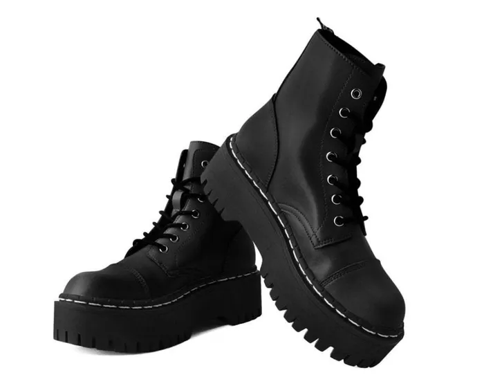 Black 7Eye Double Decker Boot Women TUK Shoes Boots Black 7Eye Double Decker Boot Women TUK Shoes Boots