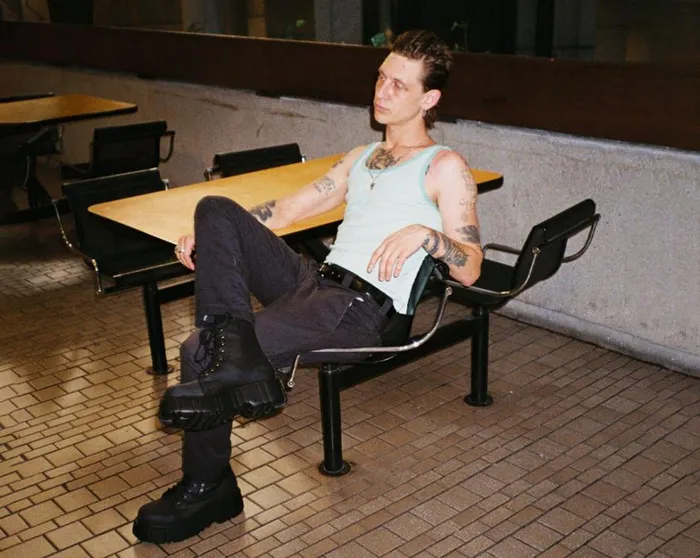 Black 8Eye Anarchic Airship Boot Women TUK Shoes Boots Black 8Eye Anarchic Airship Boot Women TUK Shoes Boots