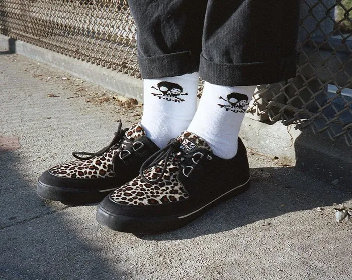 Black and Leopard Vegan Sneaker Men TUK Shoes Sneakers Black and Leopard Vegan Sneaker Men TUK Shoes Sneakers