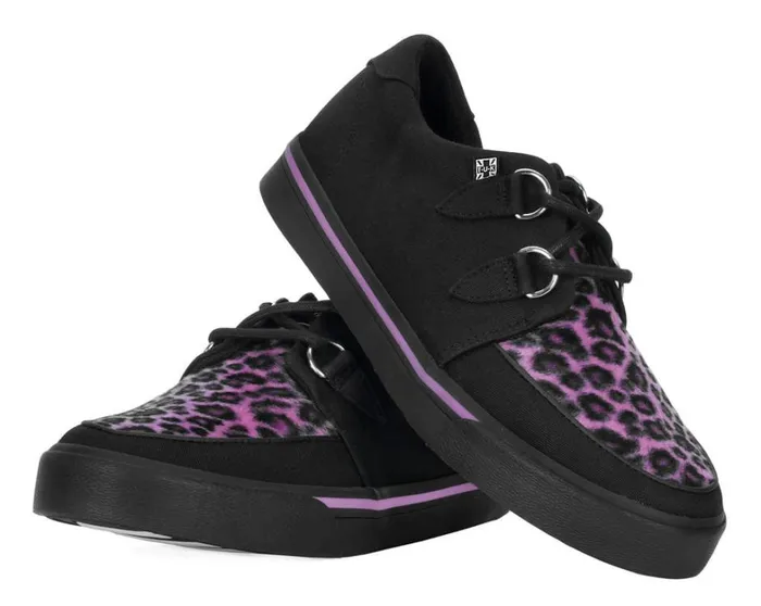 Black and Pink Leopard DRing Vegan Sneakers Men TUK Shoes Vegan Black and Pink Leopard DRing Vegan Sneakers Men TUK Shoes Vegan
