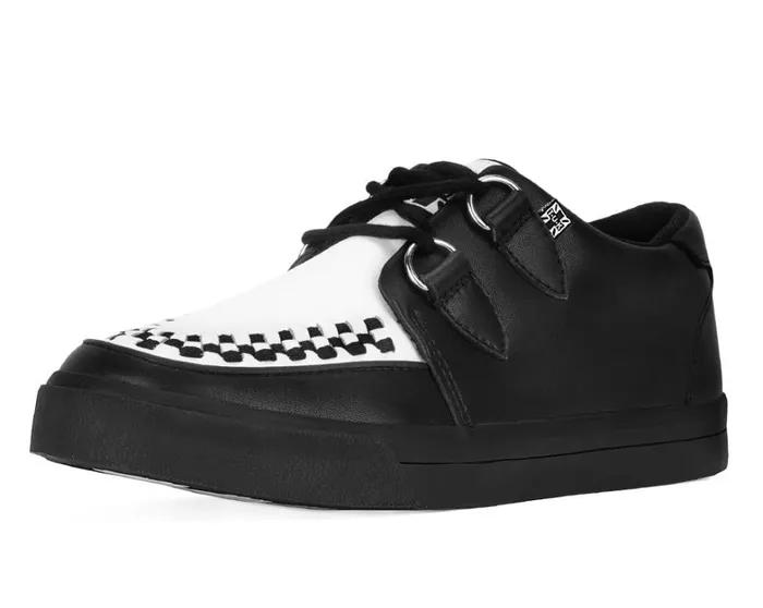 Black and White DRing Sneaker Men TUK Shoes Sneakers