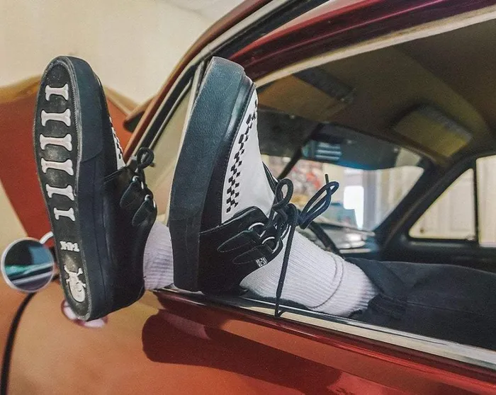 Black and White DRing Sneaker Men TUK Shoes Sneakers Black and White DRing Sneaker Men TUK Shoes Sneakers