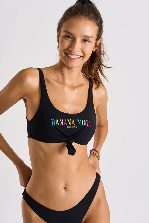Black Bikini NOUO and NAIDA COLORMOON Black Women Banana Moon Bralette