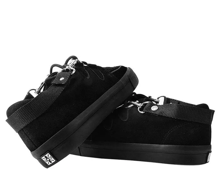 Black Bondage Hook On Shoe Straps Adult TUK Shoes Shoe Accessories