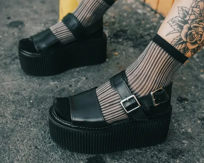 Black BrushOff Strato Sandal Women TUK Shoes Sandals Black BrushOff Strato Sandal Women TUK Shoes Sandals