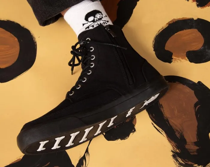 Black Canvas 8Eye Sneaker Boot Women TUK Shoes Sneakers Black Canvas 8Eye Sneaker Boot Women TUK Shoes Sneakers