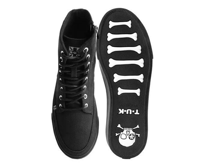Black Canvas 8Eye Sneaker Boot Women TUK Shoes Sneakers Black Canvas 8Eye Sneaker Boot Women TUK Shoes Sneakers