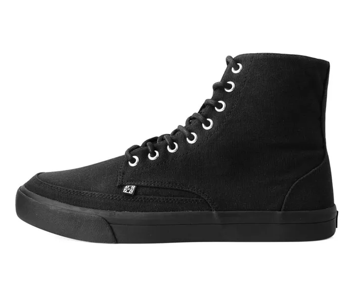 Black Canvas 8Eye Sneaker Boot Women TUK Shoes Sneakers Black Canvas 8Eye Sneaker Boot Women TUK Shoes Sneakers