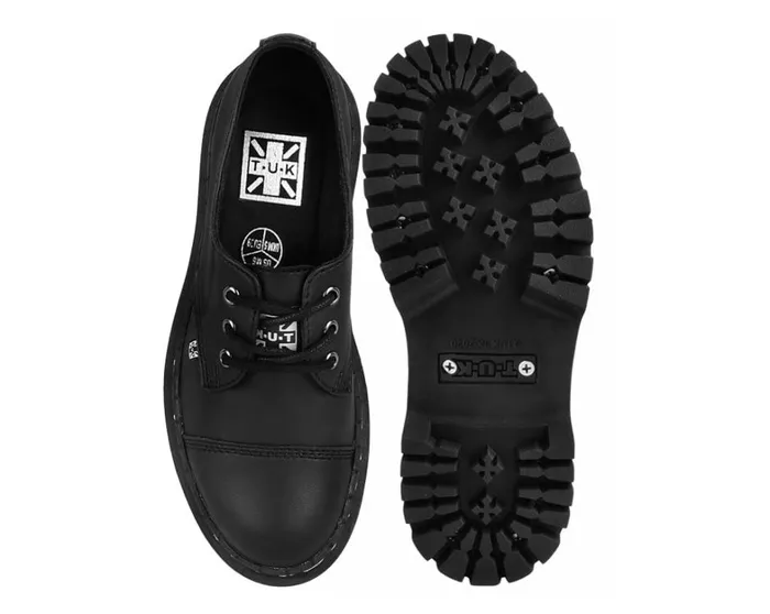 Black Cap Toe Double Decker Brogue Men TUK Shoes Vegan Black Cap Toe Double Decker Brogue Men TUK Shoes Vegan