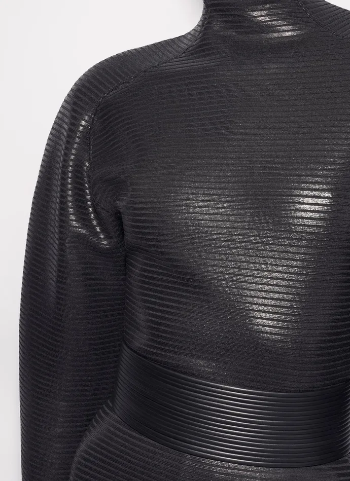 Black Coated Jumper Women Alaa Jumpers and Cardigans