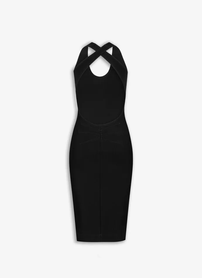 Black CROSSBACK DRESS Women Alaa Dresses