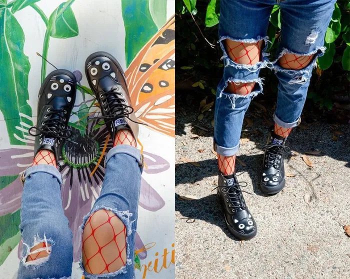 Black Kitty Sneaker Boot 8211 TUK Shoes Women TUK Shoes Sneakers Black Kitty Sneaker Boot 8211 TUK Shoes Women TUK Shoes Sneakers