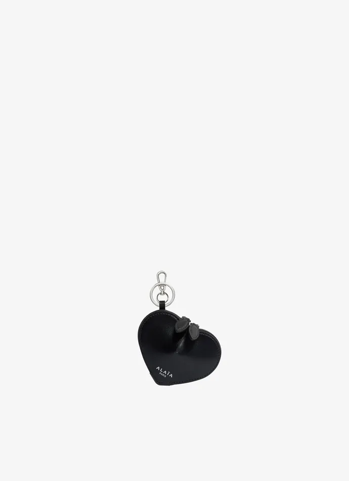 Black LE CUR COIN PURSE IN CALFSKIN Women Alaa Small Leather Goods