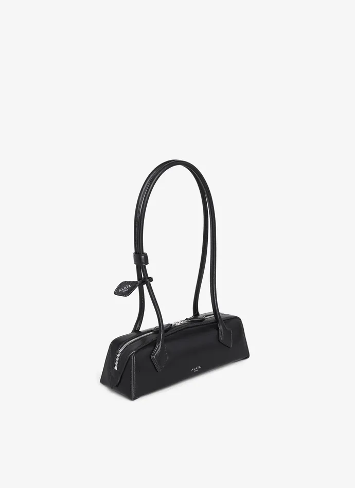 Black LE TECKEL SMALL BAG IN GOATSKIN Women Alaa Le Teckel