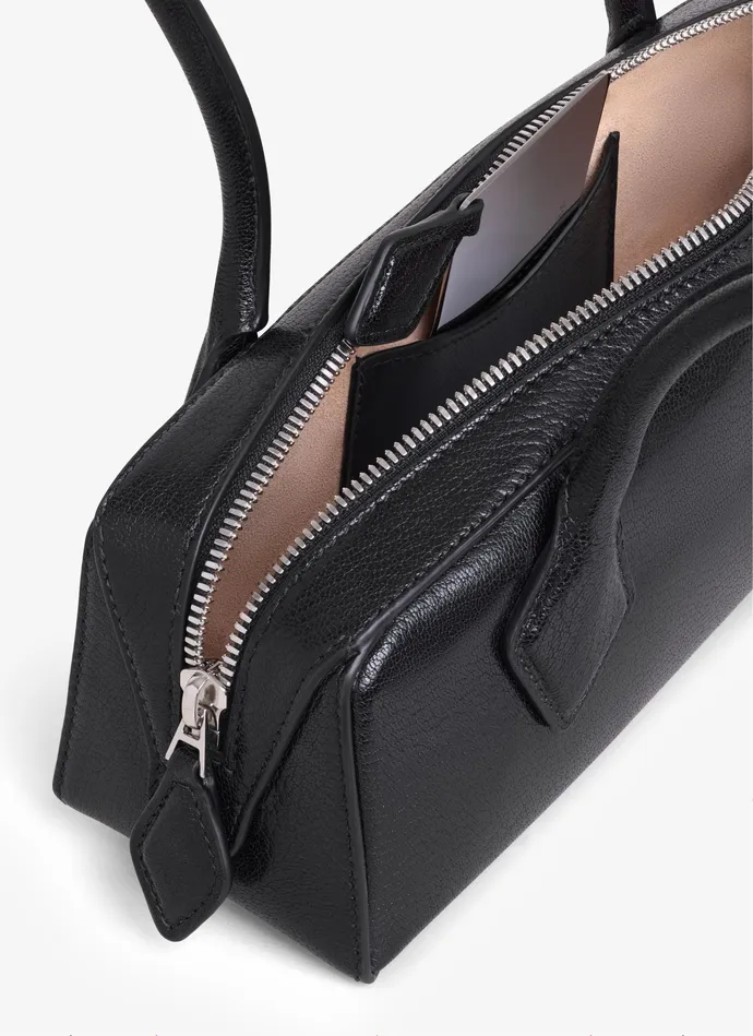 Black LE TECKEL SMALL BAG IN GOATSKIN Women Alaa Le Teckel